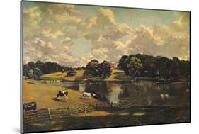 'Wivenhoe Park, Essex', 1816-John Constable-Mounted Giclee Print