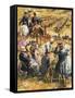 Wives in the Crimean War-C.l. Doughty-Framed Stretched Canvas