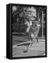 Wives of Men in the US Army and Navy Playing Shuffleboard-Peter Stackpole-Framed Stretched Canvas