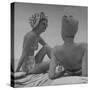 Wives of Men in the Us Army and Navy Relaxing in the Sun-Peter Stackpole-Stretched Canvas