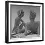 Wives of Men in the Us Army and Navy Relaxing in the Sun-Peter Stackpole-Framed Photographic Print