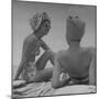 Wives of Men in the Us Army and Navy Relaxing in the Sun-Peter Stackpole-Mounted Photographic Print