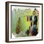 Wizard Brand Cigar Box Label-Lantern Press-Framed Art Print