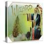 Wizard Brand Cigar Box Label-Lantern Press-Stretched Canvas