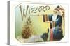 Wizard Conjuring Tobacco Leaves-null-Stretched Canvas