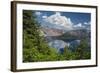 Wizard Island and Crater Lake, Crater Lake National Park, Oregon-Michel Hersen-Framed Photographic Print