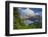 Wizard Island and Crater Lake, Crater Lake National Park, Oregon-Michel Hersen-Framed Photographic Print