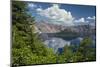 Wizard Island and Crater Lake, Crater Lake National Park, Oregon-Michel Hersen-Mounted Photographic Print