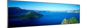 Wizard Island at Crater Lake, Oregon-null-Mounted Photographic Print