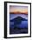 Wizard Island at dusk, Crater Lake National Park, Oregon, USA-Charles Gurche-Framed Photographic Print