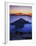 Wizard Island at dusk, Crater Lake National Park, Oregon, USA-Charles Gurche-Framed Photographic Print