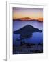 Wizard Island at dusk, Crater Lake National Park, Oregon, USA-Charles Gurche-Framed Photographic Print