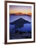 Wizard Island at dusk, Crater Lake National Park, Oregon, USA-Charles Gurche-Framed Photographic Print