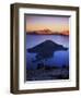 Wizard Island at dusk, Crater Lake National Park, Oregon, USA-Charles Gurche-Framed Photographic Print