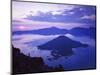 Wizard Island at sunrise, Crater Lake National Park, Oregon, USA-Charles Gurche-Mounted Photographic Print