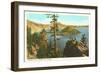 Wizard Island, Crater Lake, Oregon-null-Framed Art Print