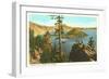 Wizard Island, Crater Lake, Oregon-null-Framed Art Print