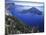 Wizard Island in Crater Lake, Crater Lake National Park, Oregon, USA-Charles Gurche-Mounted Photographic Print