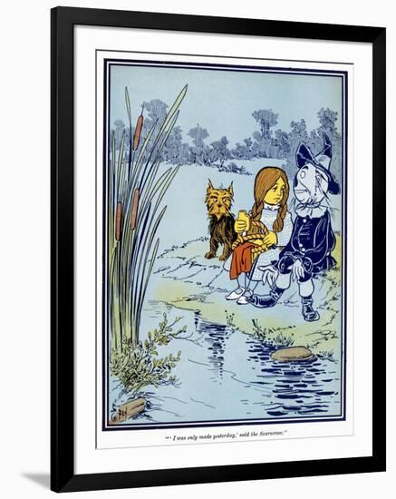 Wizard of Oz, 1900-William Wallace Denslow-Framed Giclee Print