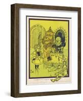 Wizard of Oz, Characters-null-Framed Art Print