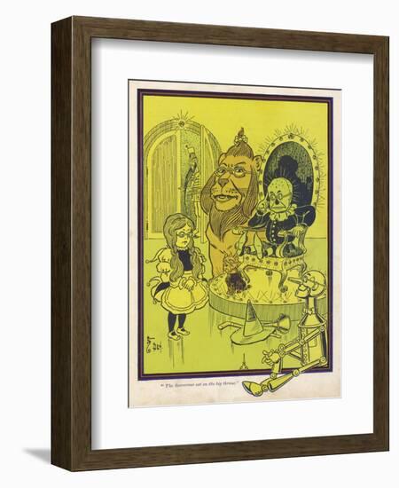 Wizard of Oz, Characters-null-Framed Art Print