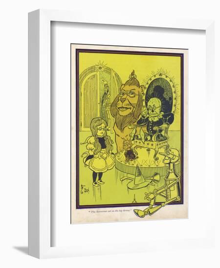 Wizard of Oz, Characters-null-Framed Art Print