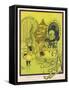 Wizard of Oz, Characters-null-Framed Stretched Canvas