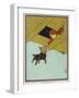 Wizard of Oz: Dorothy and Toto are Caught up by the Tornado-W.w. Denslow-Framed Photographic Print