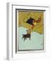 Wizard of Oz: Dorothy and Toto are Caught up by the Tornado-W.w. Denslow-Framed Photographic Print