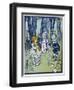 Wizard of Oz: Dorothy Oils the Tin Woodman's Joints-W.w. Denslow-Framed Photographic Print