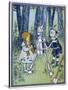 Wizard of Oz: Dorothy Oils the Tin Woodman's Joints-W.w. Denslow-Stretched Canvas