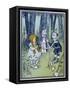 Wizard of Oz: Dorothy Oils the Tin Woodman's Joints-W.w. Denslow-Framed Stretched Canvas