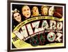 Wizard of Oz, Judy Garland, Frank Morgan, Ray Bolger, Bert Lahr, Jack Haley, 1939-null-Framed Art Print