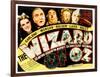 Wizard of Oz, Judy Garland, Frank Morgan, Ray Bolger, Bert Lahr, Jack Haley, 1939-null-Framed Art Print