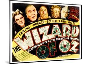 Wizard of Oz, Judy Garland, Frank Morgan, Ray Bolger, Bert Lahr, Jack Haley, 1939-null-Mounted Art Print