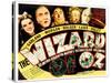 Wizard of Oz, Judy Garland, Frank Morgan, Ray Bolger, Bert Lahr, Jack Haley, 1939-null-Stretched Canvas