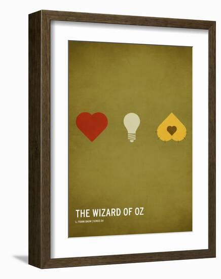 Wizard of Oz (kid version)-Christian Jackson-Framed Art Print