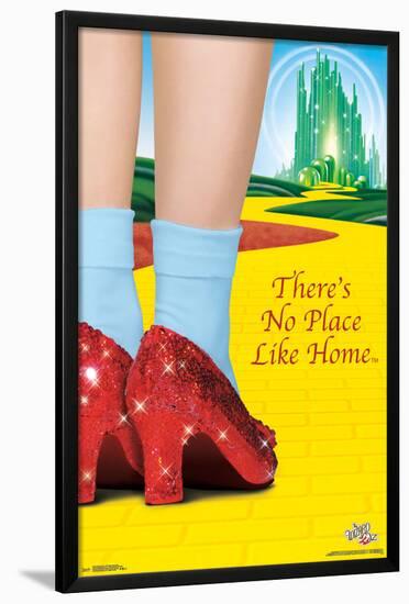 WIZARD OF OZ - NO PLACE LIKE HOME-null-Lamina Framed Poster