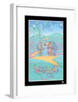 Wizard of Oz Text Poster-null-Framed Poster