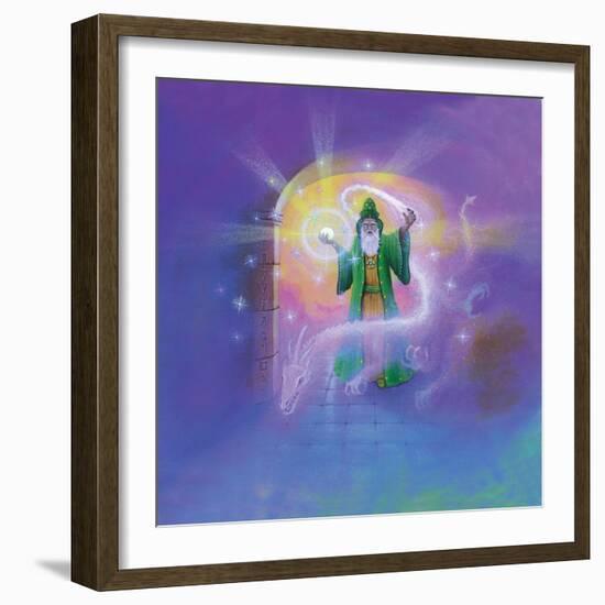 Wizard-Simon Cook-Framed Giclee Print