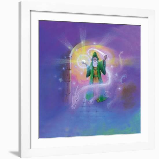 Wizard-Simon Cook-Framed Giclee Print