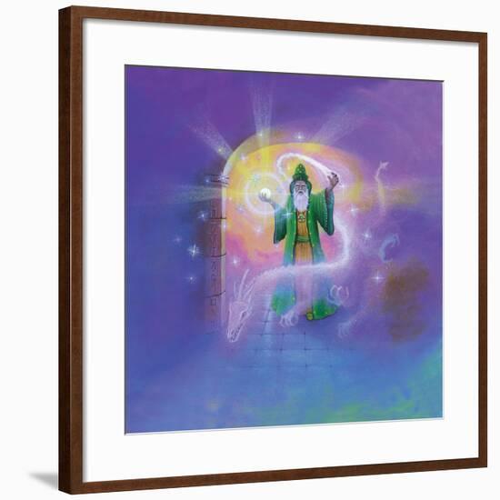 Wizard-Simon Cook-Framed Giclee Print