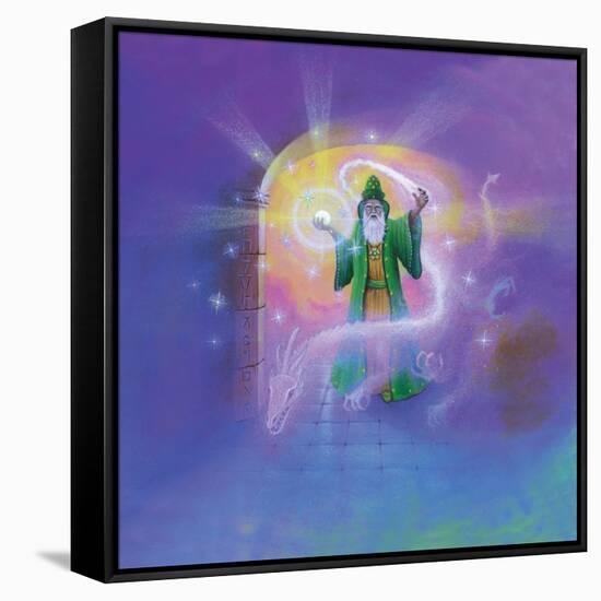Wizard-Simon Cook-Framed Stretched Canvas