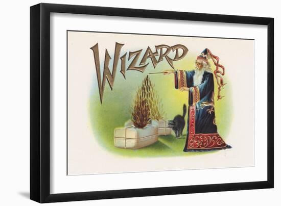 Wizard-Art Of The Cigar-Framed Giclee Print