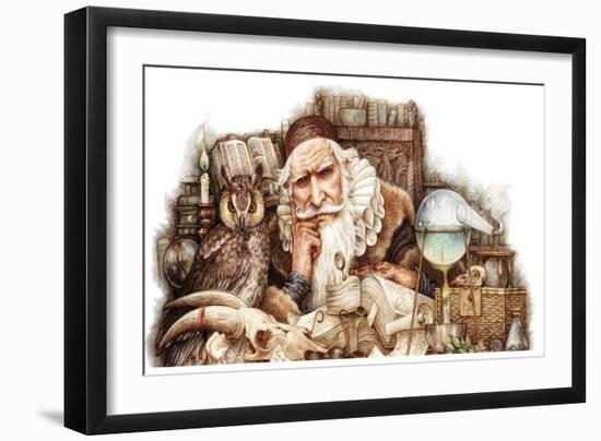 Wizardology-Anne Yvonne Gilbert-Framed Giclee Print