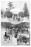 The Carlton Gardens, Melbourne, 1886-WJ Smedley-Framed Stretched Canvas
