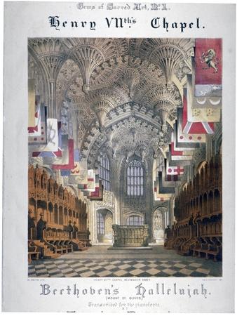 Interior View of Henry Vii's Chapel in Westminster Abbey, London, C1855