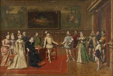 The Ball at the Court of Louis XIII of France-Wladyslaw Bakalowicz-Mounted Giclee Print