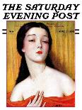 "Exotic Woman," Saturday Evening Post Cover, August 12, 1933-Wladyslaw Benda-Giclee Print