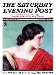 "Exotic Woman," Saturday Evening Post Cover, August 12, 1933-Wladyslaw Benda-Giclee Print